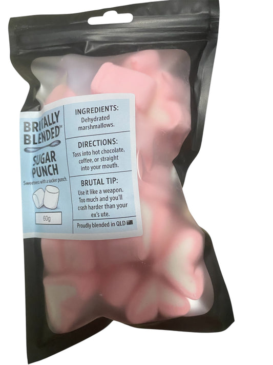 Sugar punch marshmallow hearts