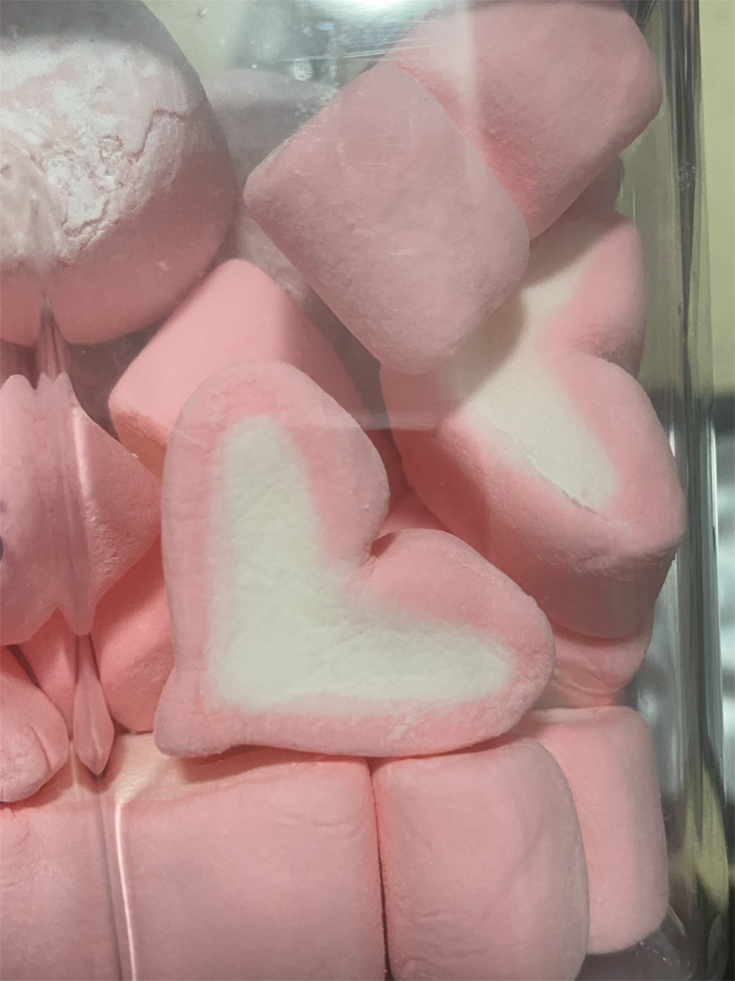 Sugar punch marshmallow hearts